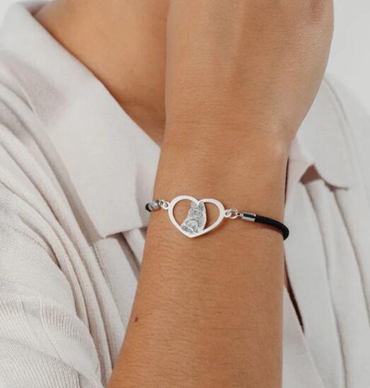 Halo Heart Bracelet