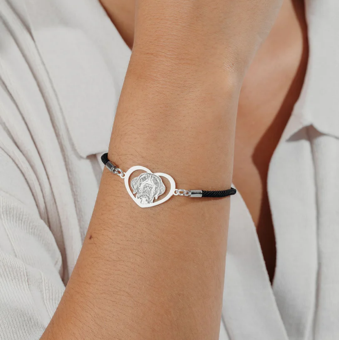 Halo Heart Bracelet